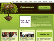 Tablet Screenshot of africawoodgrow.com